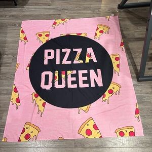 Society 6 pizza queen tapestry